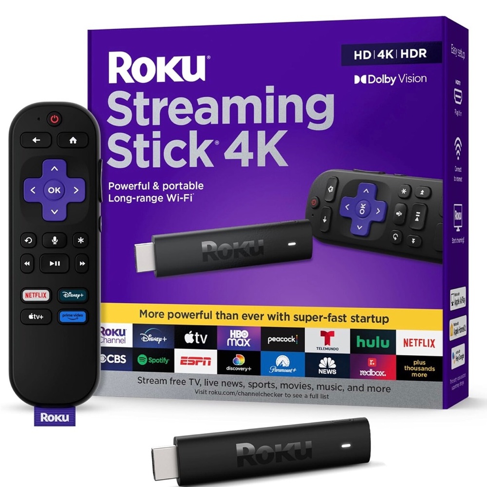 Roku Black Media Streamer 4K